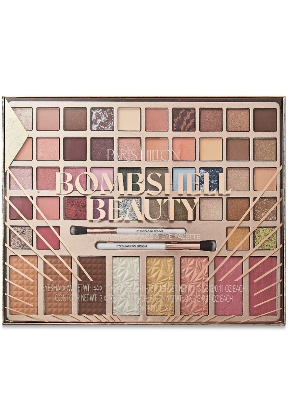 Paris Hilton Bombshell Beauty 54-Piece Ultimate Face & Eye Palette